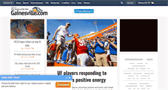 Desktop Screenshot of gainesville.com