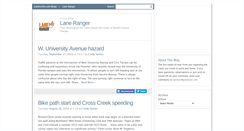 Desktop Screenshot of laneranger.blogs.gainesville.com